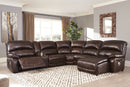 Hallstrung 6-Piece Power Reclining Sectional with Chaise image